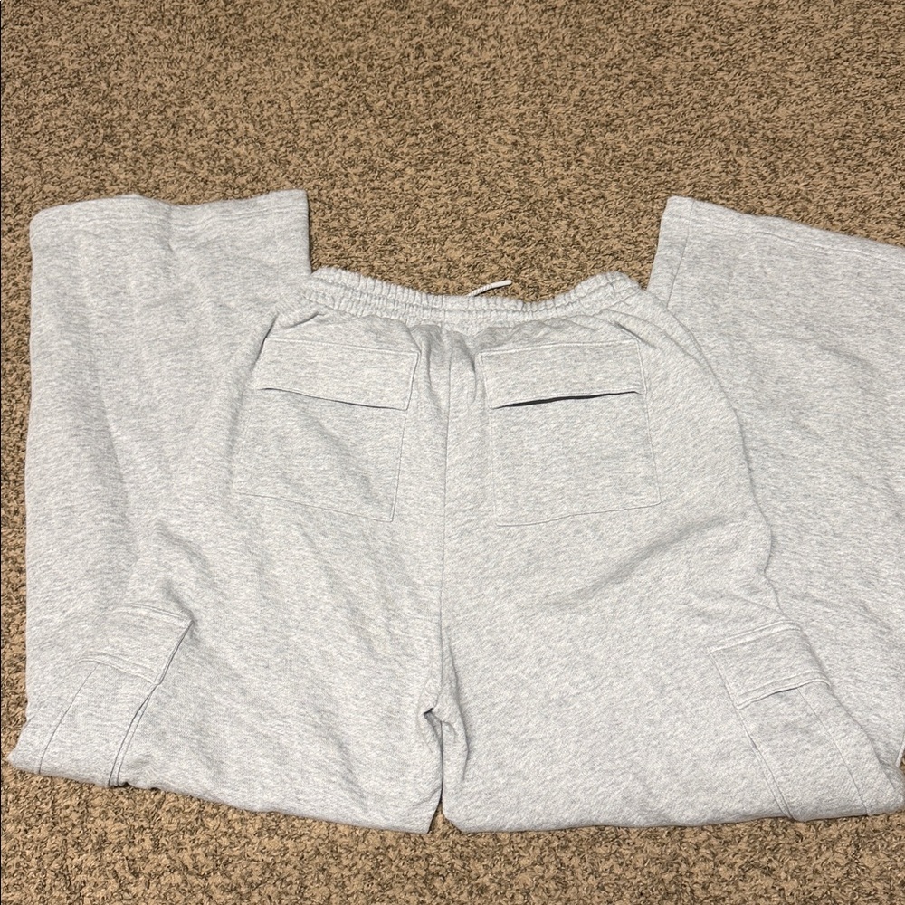 Gray Women’s Cargo Sweatpants - Picture 3 of 4